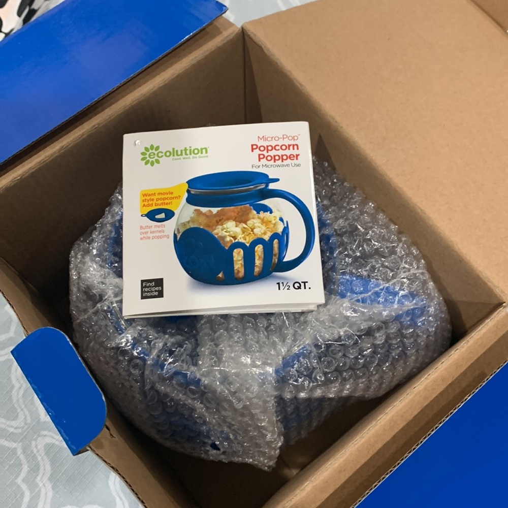 🔹NEW.. Ecolution Patented Micro-Pop Microwave Popcorn Popper…. - Picture 6 of 8